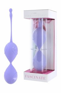 VIBE THERAPY FASCINATE VIOLET- kulki gejszy / silikon med.