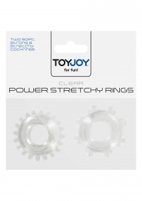 POWER STRETCHY RINGS  - 2 pierścienie erekcyjne