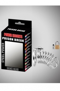 PRISON BREAK STEEL POWER NO 1 - stalowa klatka na penisa