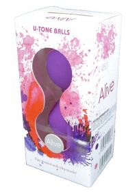 ALIVE KEGEL U-TONE LOVE BALLS - profesjonalne kulki gejszy do stymulacji mięśni Kegla