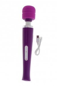 MAGIC MASSAGER PURPLE - 10 funkcyjny masażer intymny / ładowarka