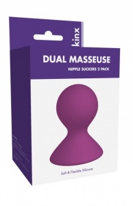 DUAL MASSEUSE SUPER SUCKER - zestaw ssawek pobudzających