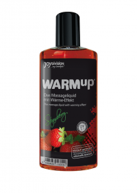 WARMup STRAWBERRY - rozgrzewający, jadalny olejek do masażu erotycznego