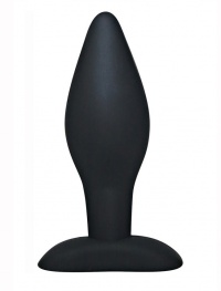 BLACK VELVETS BUTT PLUG  size L-  wtyczka analna - 100% silicone