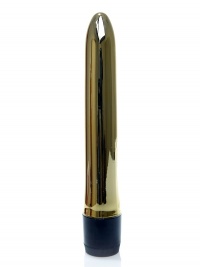 CLASSIC VIBE GOLD - złoty klasyczny, twardy wibrator 