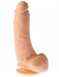 MISTER THE ORIGINAL DILDO size L+ -realistyczny penis z jądrami i przyssawką 