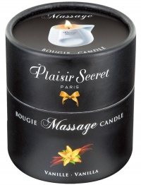 PLAISIR SECRET MASSAGE CANDLE VANILLA - erotyczna świeca do masażu