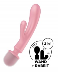 SatisFyer TRIPLE LOVER BLACK  - ekskluzywny, hybrydowy stymulator 2w1