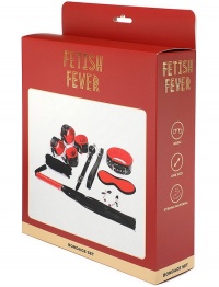 FETISH FEVER BDSM KIT - 9 elementowy zestaw  gadżetów BDSM