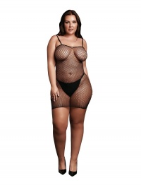 LE DESIR - BODYSTOCKING MINI DRESS PLUS SIZE -mini sukienka z siateczki